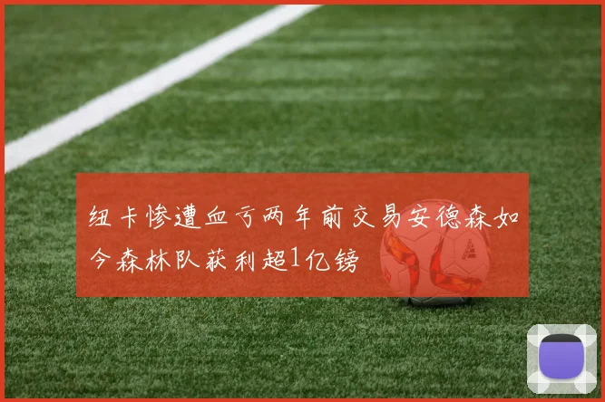 纽卡惨遭血亏两年前交易安德森如今森林队获利超1亿镑